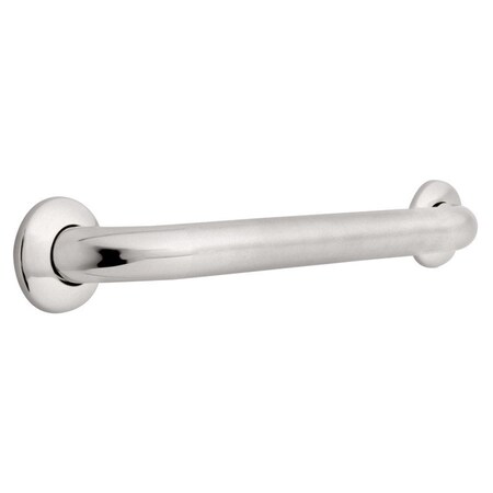 Safety First Delta 18 in. L ADA Compliant Peened Stainless Steel Grab Bar D5618PS